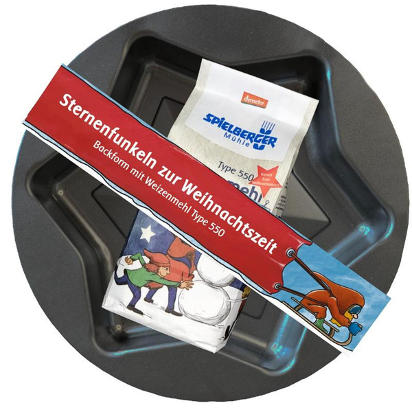 Produktfoto zu Sternbackform mit Weizenmehl 550 von Spielberger