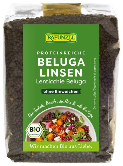Produktfoto zu Schwarze Beluga Linsen von Rapunzel