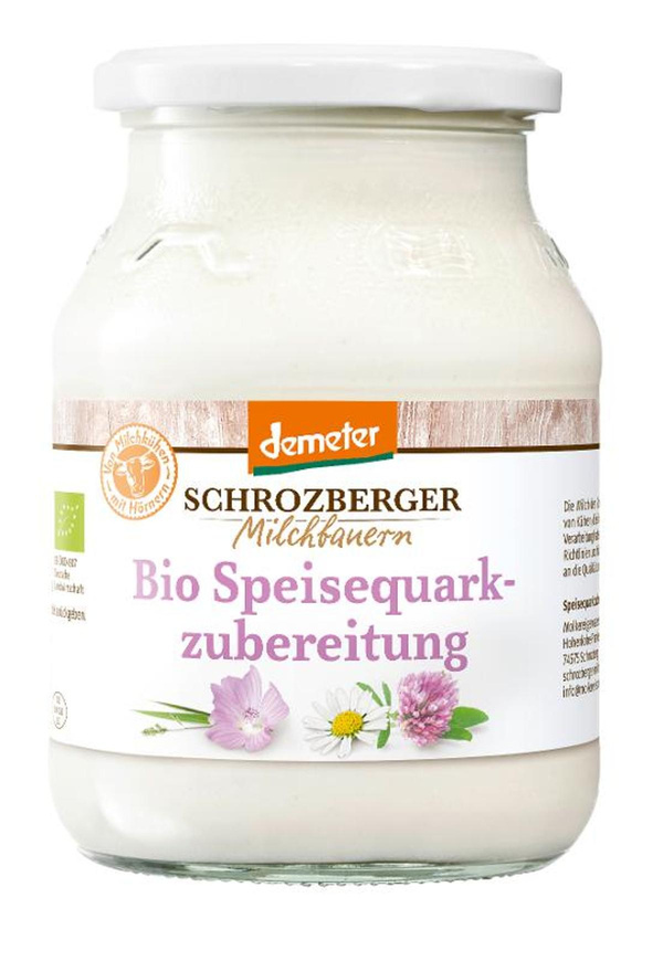 Produktfoto zu Quarkzubereitung 0,1%, im Glas von Schrozberger