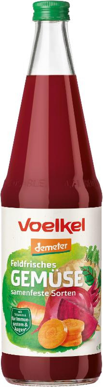 Produktfoto zu 6er Kasten Gemüsesaft, feldfrisch von Voelkel