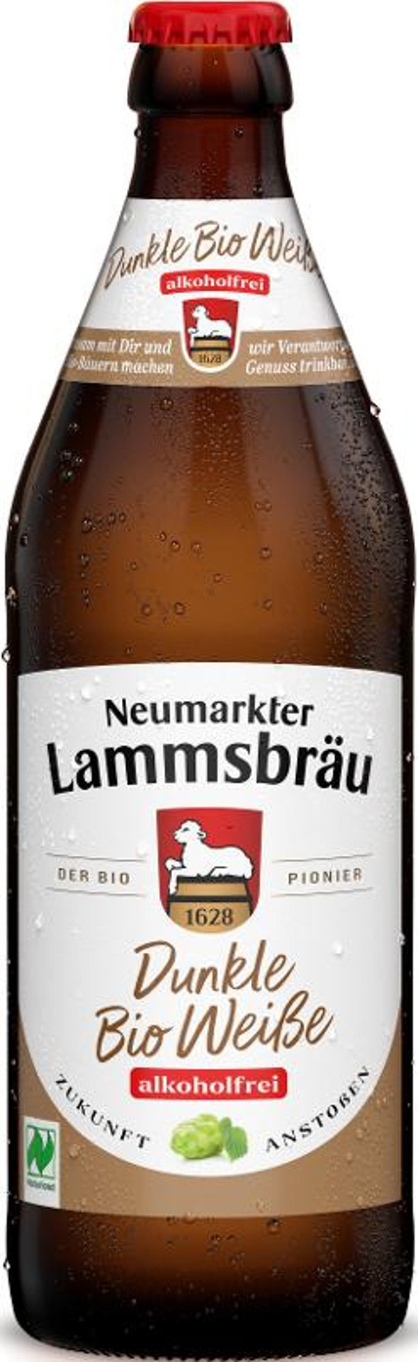 Produktfoto zu 10er Kasten Lammsbräu Dunkle Weisse, alkoholfrei