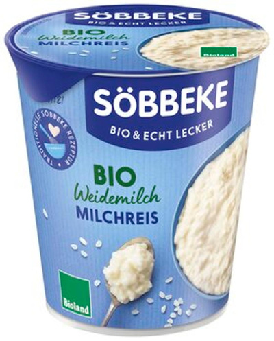 Produktfoto zu Milchreis Natur von Söbbeke