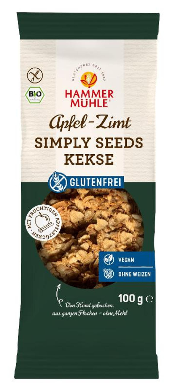 Produktfoto zu Apfel Zimt Kekse von Hammermühle
