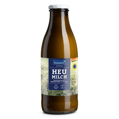 Produktfoto zu Heumilch Kuh und Kalb Demeter 3,8% von bioladen