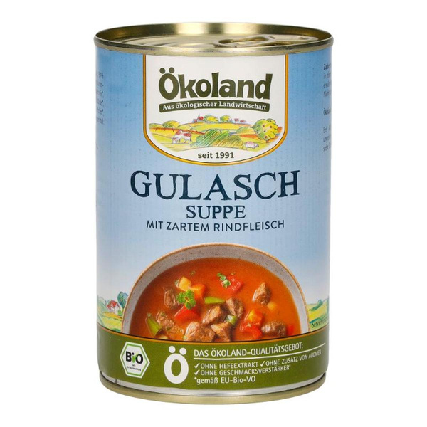 Produktfoto zu Gulaschsuppe ungarisch von Ökoland
