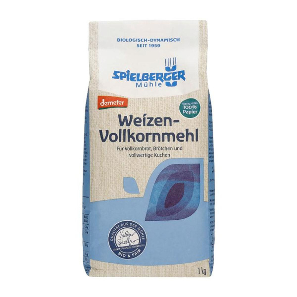 Produktfoto zu Weizenvollkornmehl von Spielberger