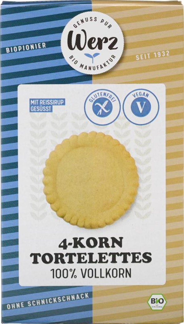 Produktfoto zu 4 Korn Tortelettes glutenfrei von Werz
