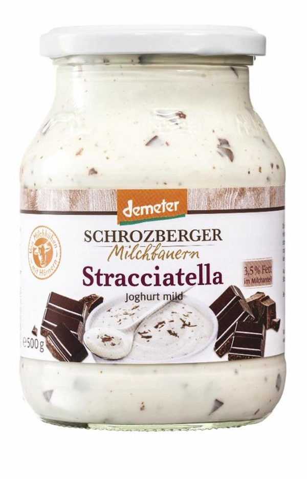 Produktfoto zu Joghurt Stracciatella 3,5% von Schrozberger