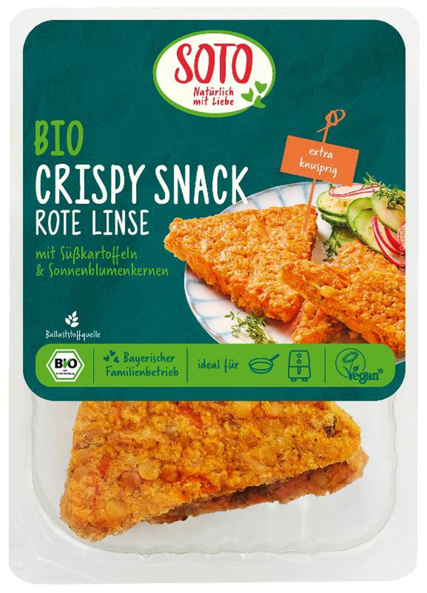 Produktfoto zu Crispy Snack Rote Linse von Soto