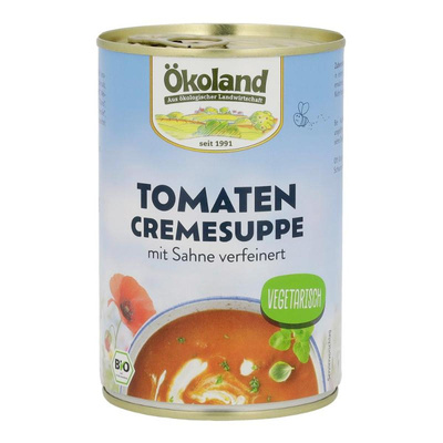 Produktfoto zu Tomatencremesuppe mit Sahne verfeinert von Ökoland