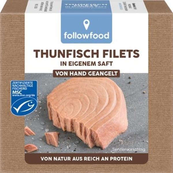 Produktfoto zu Thunfisch im eigenen Saft Natur von Followfood