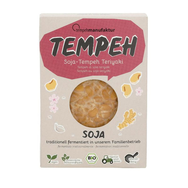 Produktfoto zu Tempeh Soja Teriyaki von Tempehmanufaktur