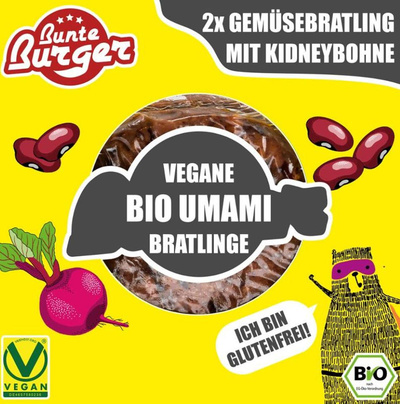 Produktfoto zu Red Bean Umami-Style Burger von Bunte Burger