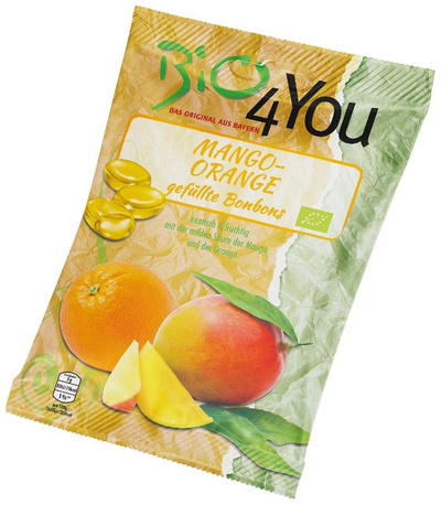 Produktfoto zu Mango Orange Bonbons von bio4You
