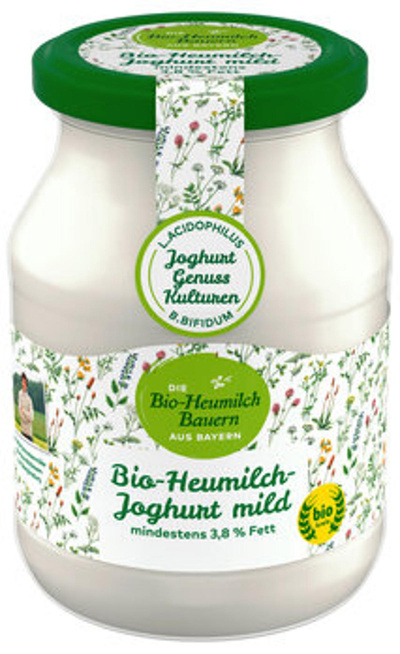 Produktfoto zu Heumilchjoghurt 3,8% mild Natur von Andechser