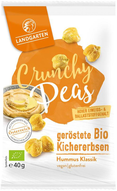 Produktfoto zu Crunchy Peas Hummus von Landgarten