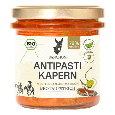 Produktfoto zu Brotaufstrich Antipasti Kapern von Sanchon