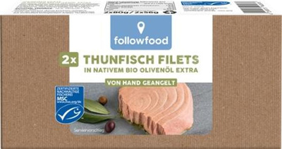 Produktfoto zu Thunfisch in Olivenöl im Zweierpack von followfood