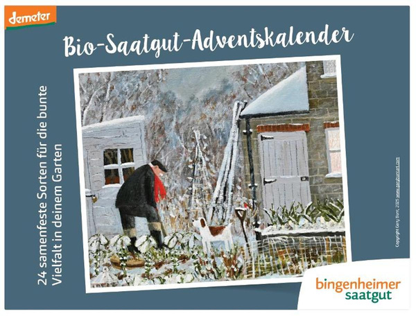 Produktfoto zu Saatgut Adventskalender von Bingenheimer Saatgut