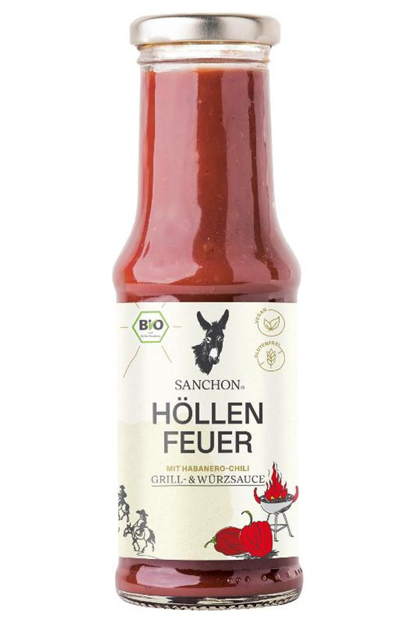 Produktfoto zu Grillsauce Höllenfeuer von Sanchon