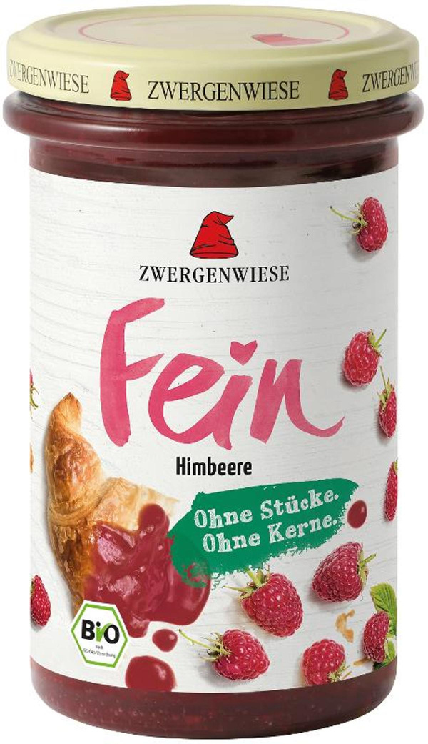 Produktfoto zu Feine Himbeerkonfitüre von Zwergenwiese