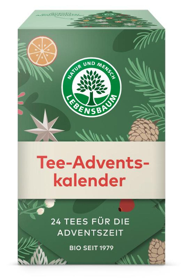 Produktfoto zu Adventskalender Tee im Beutel von Lebensbaum