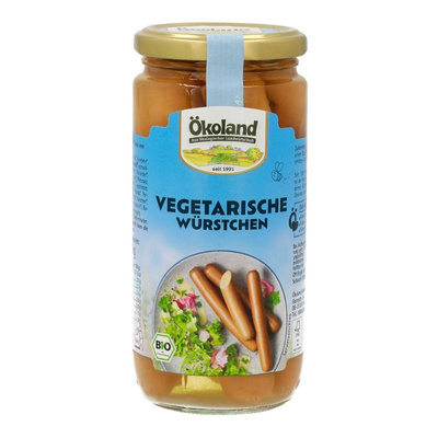 Produktfoto zu Vegetarische Würstchen im Glas von Ökoland