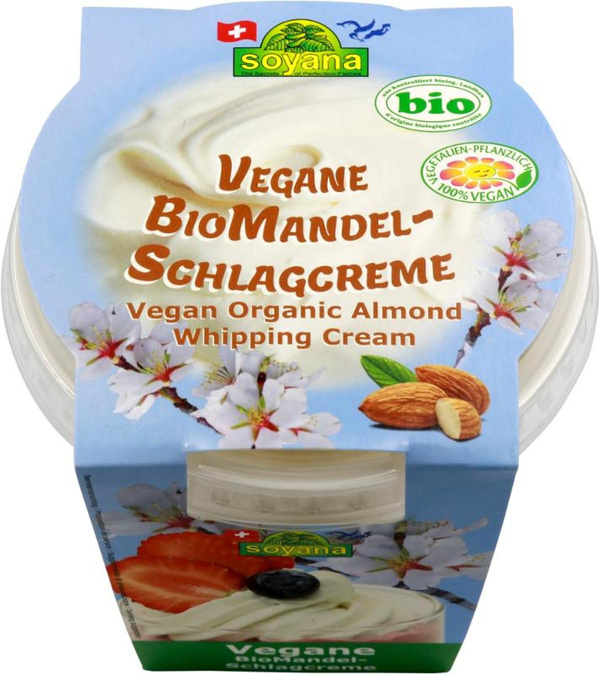 Produktfoto zu Mandel-Schlagcreme von Soyana