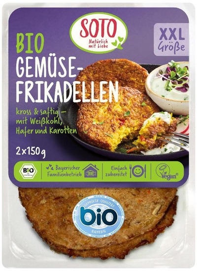 Produktfoto zu Gemüsefrikadellen von Soto