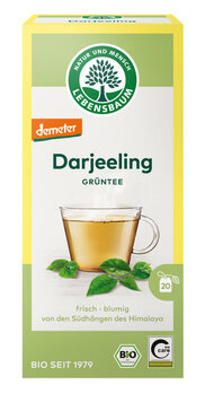 Produktfoto zu Grüntee Darjeeling von Lebensbaum