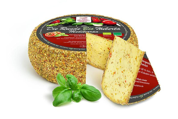 Produktfoto zu Runde Huberta Mediterrano, 50% von Die Käsemanufaktur Allgäu