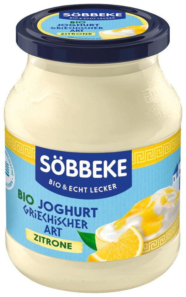 Produktfoto zu Zitronencreme-Joghurt von Söbbeke