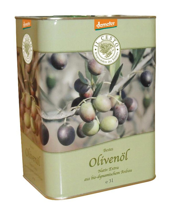 Produktfoto zu Olivenöl nativ extra im 3l Kanister von Il Cesto