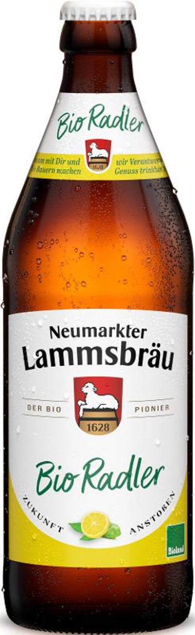 Produktfoto zu 10er Kasten Lammsbräu Radler o,5l