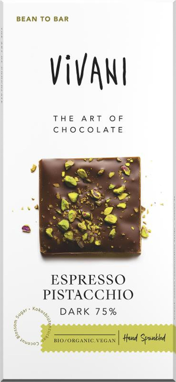 Produktfoto zu Espresso Pistacchio Dark von Vivani
