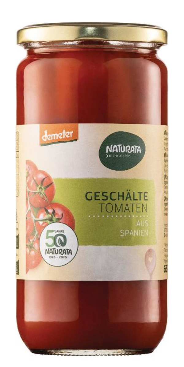 Produktfoto zu Geschälte Tomaten in Tomatensaft von Naturata