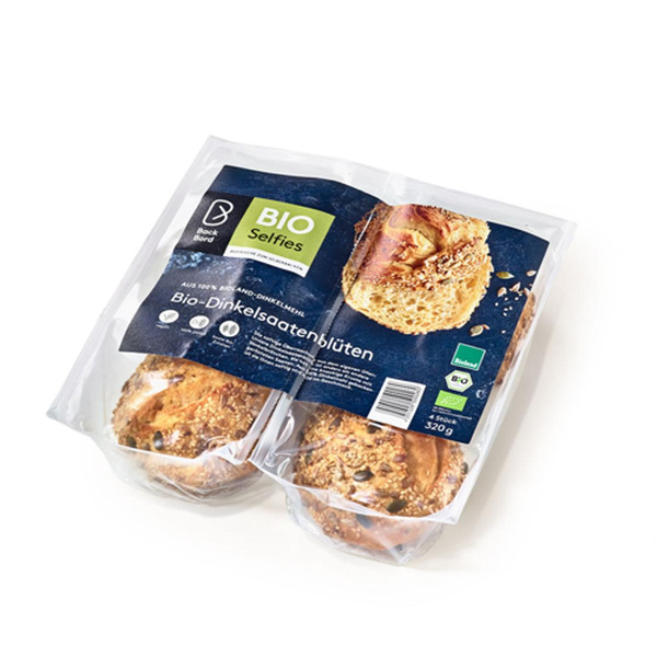 Produktfoto zu Selfies - Dinkelsaatenblüten Aufbackbrötchen