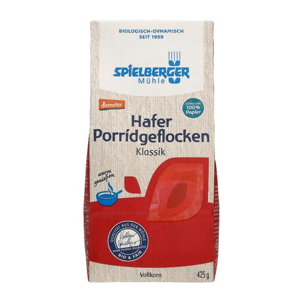 Produktfoto zu Hafer Porridgeflocken Klassik von Spielberger