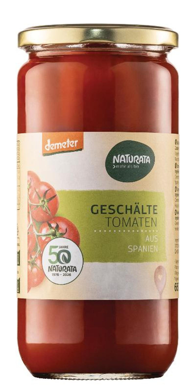Produktfoto zu Geschälte Tomaten in Tomatensaft von Naturata