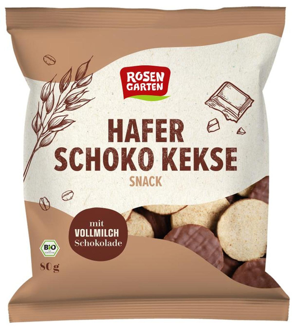 Produktfoto zu Hafer Schoko Kekse von Rosengarten