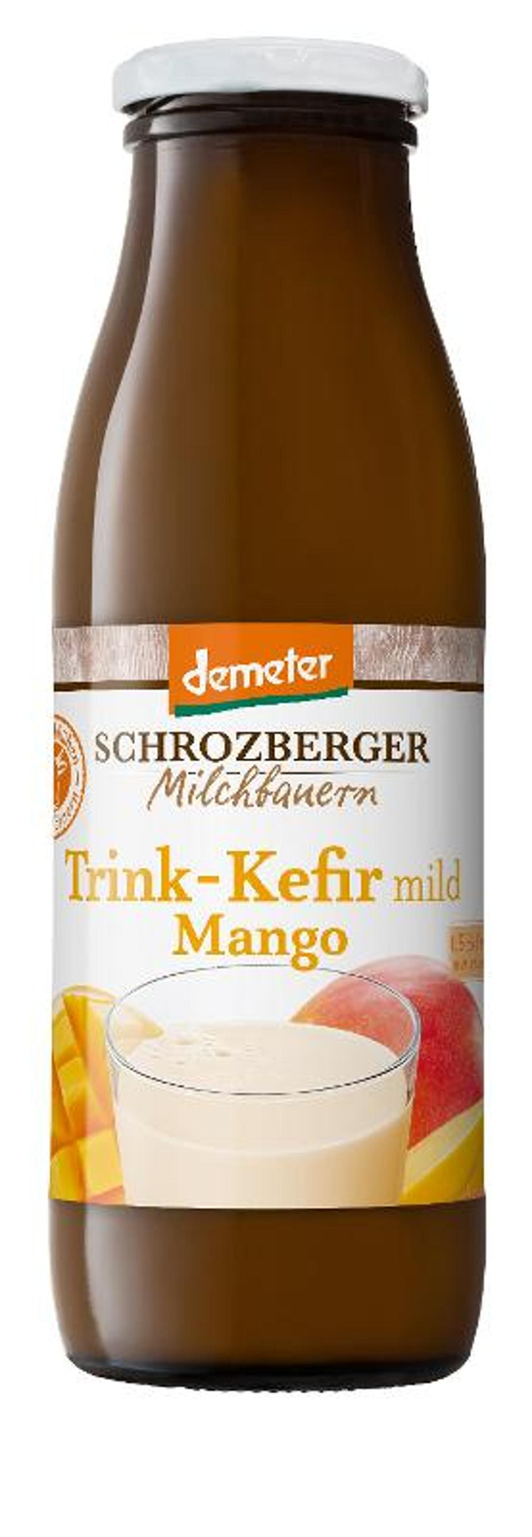 Produktfoto zu Trink-Kefir Mango von Schrozberger