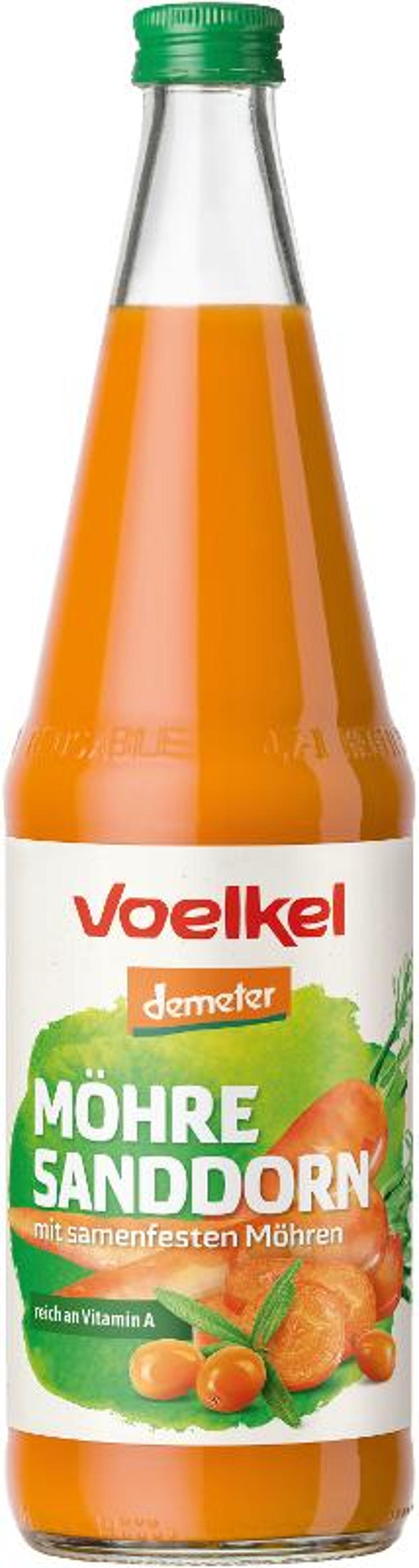 Produktfoto zu 6er Kasten Möhren-Sanddorn-Saft von Voelkel