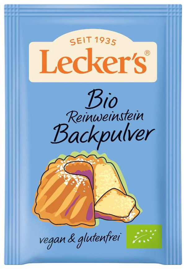 Produktfoto zu Backpulver Weinstein von Lecker's