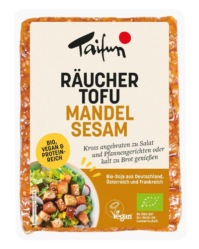 Produktfoto zu Räuchertofu Mandel-Sesam von Taifun