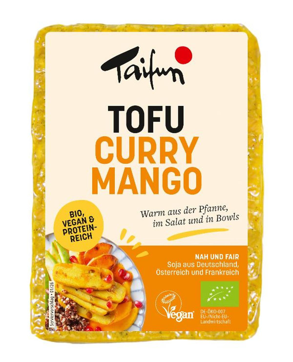 Produktfoto zu Tofu Curry-Mango von Taifun