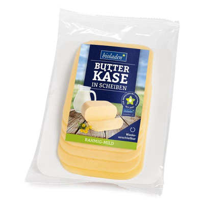 Produktfoto zu Butterkäse in Scheiben von bioladen