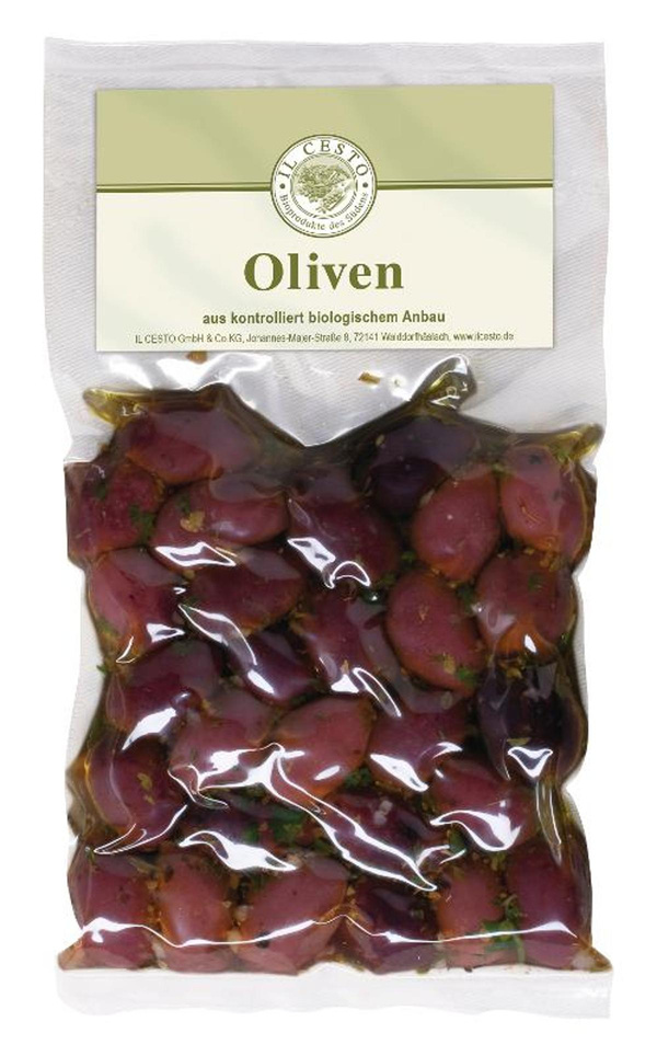 Produktfoto zu Griechische Kalamata Oliven ohne Stein, mariniert von Il Cesto