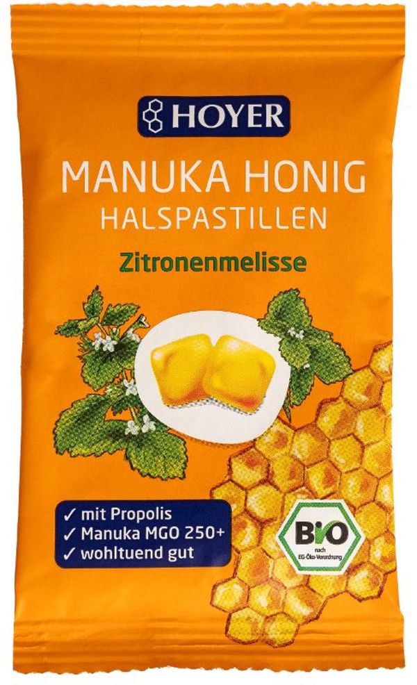 Produktfoto zu Manukahonig Halspastillen Zitronenmelisse
