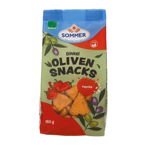 Produktfoto zu Oliven Snacks Paprika von SOMMER