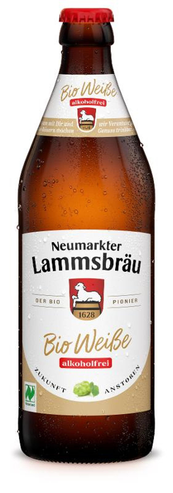 Produktfoto zu 10er Kasten Lammsbräu Weißbier alkoholfrei